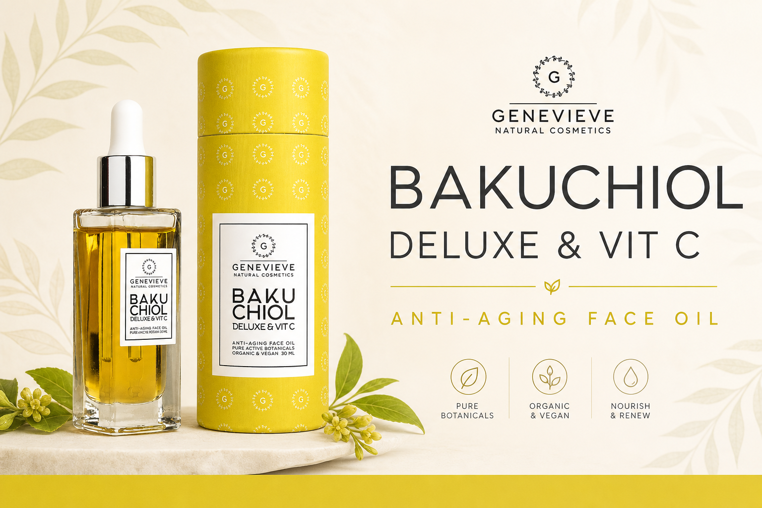 BAKUCHIOL DELUXE & VIT C — Anti-Aging Gesichtsöl