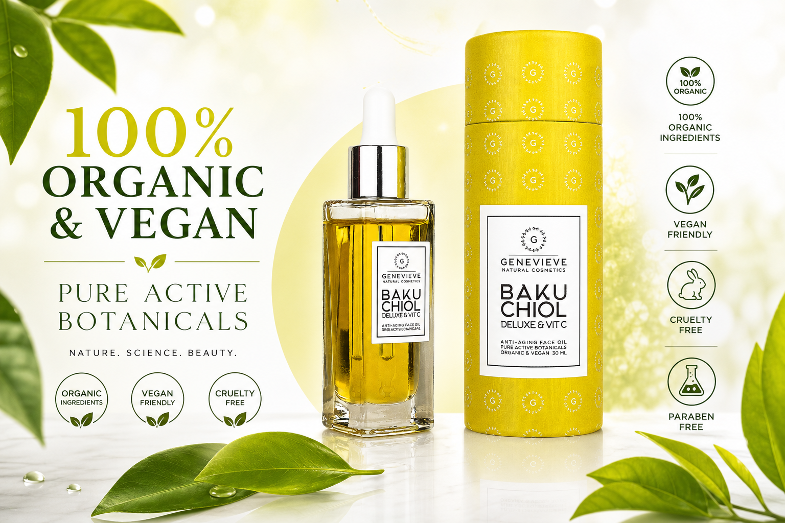 100% Organic & Vegan — Pure Active Botanicals